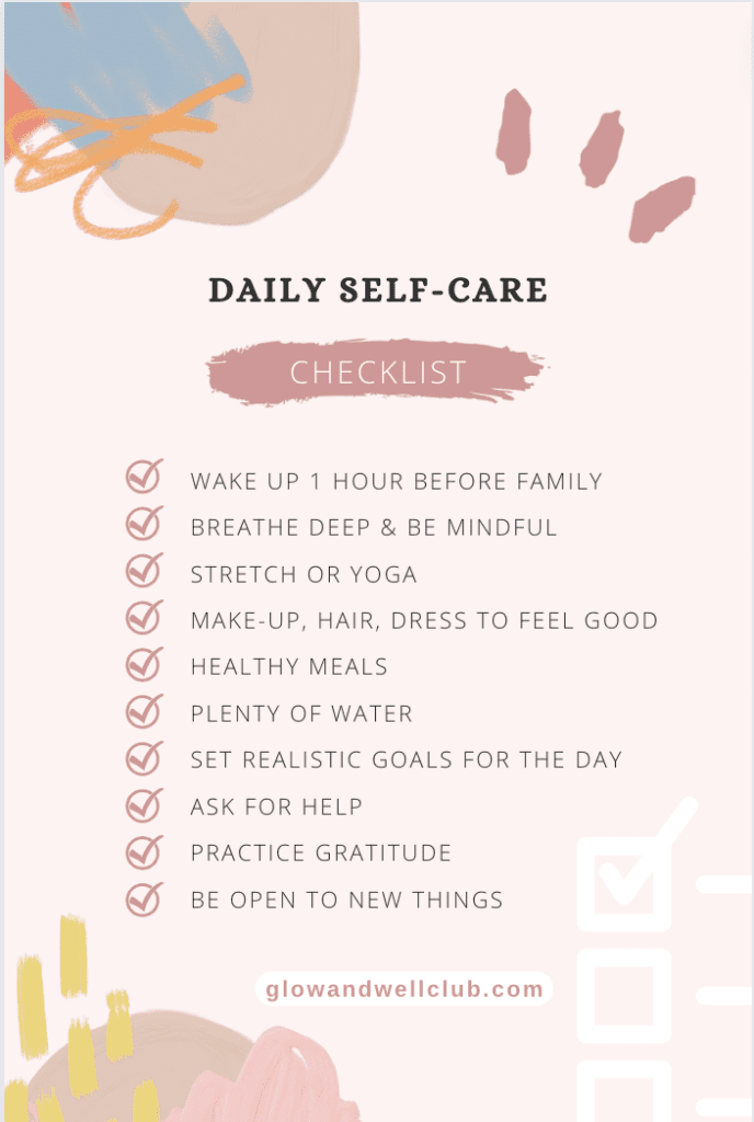 Daily Self-care Checklist