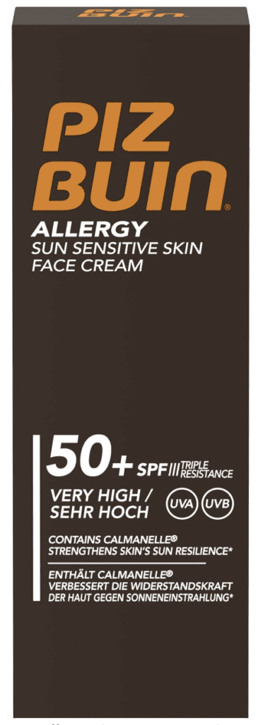 Piz Buin face sun protection